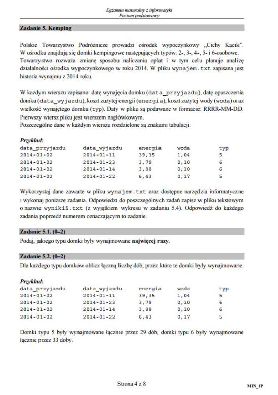 Matura 2017 informatyka. ARKUSZE poziom podstawowy, arkusz cz. 2