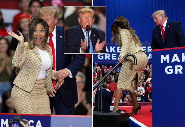 Trump nagle zaczął mówić o pupie! Nie krył zachwytu