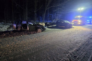 Groźny wypadek w Czarnowcu. Pięć osób rannych, w tym kobieta w ciąży i 7-letni chłopiec