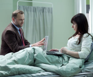 PRAWO AGATY 3, odc. 1. Agata (Agnieszka Dygant), Marek (Leszek Lichota)