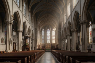 Lech Wałęsa w pustym kościele. Czy były prezydent szuka ukojenia przed świętami?