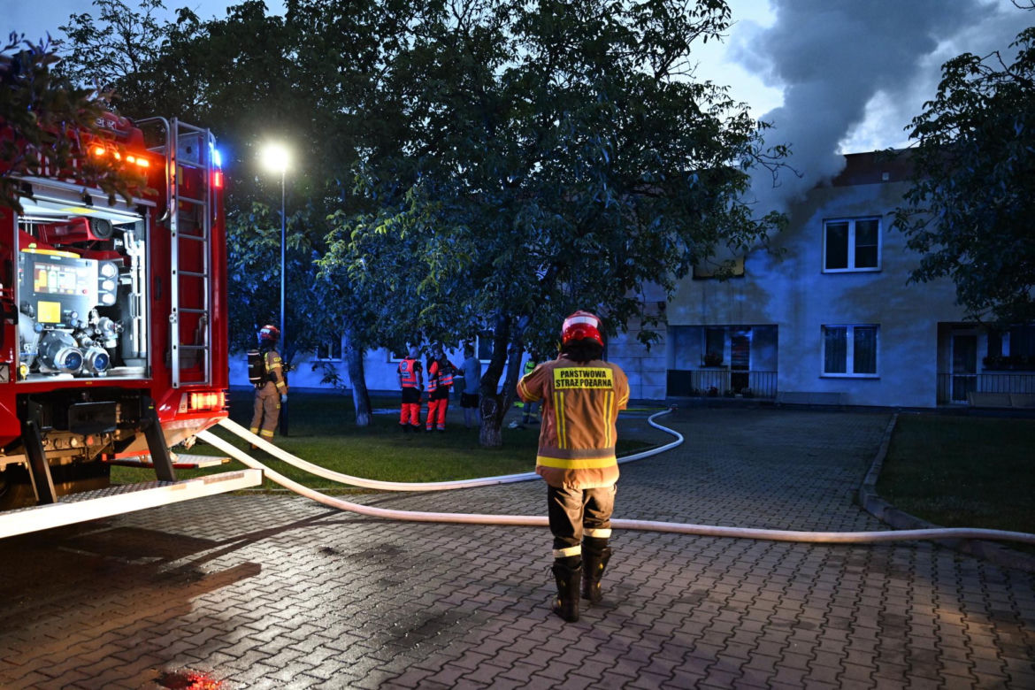 Pożar domu dziecka w Lublinie. 19-latek zaginął