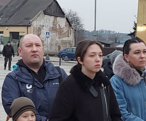 Starachowice solidarne z Ukrainą. Wiec poparcia na Rynku