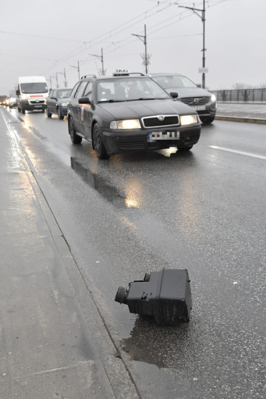 Wypadek na moście Poniatowskiego