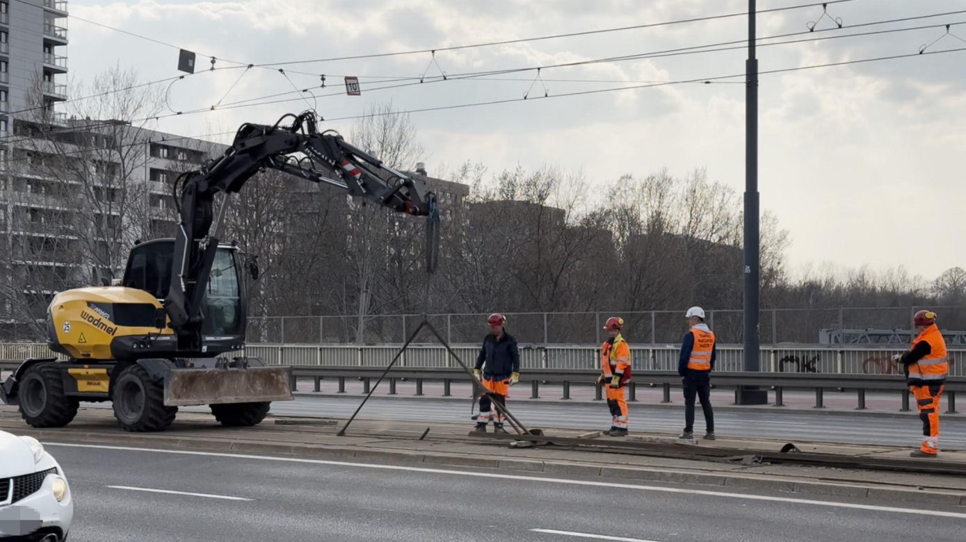 Ruszył rRuszył remont torowiska przy Arkadii w Warszawie