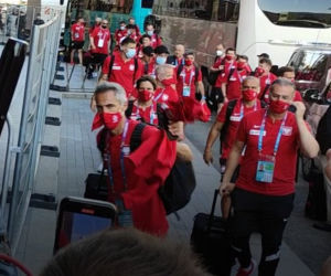 Reprezentacja Polski zameldowała się w hotelu w Petersburgu 