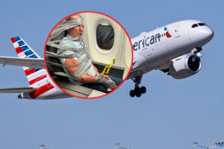 Furia na pokładzie American Airlines. Agresywny 67-latek przyklejony taśmą do fotela