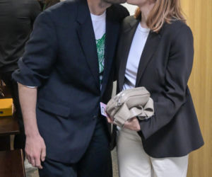 Katarzyna Wajda czekając na rozwód, całowała się w sądzie