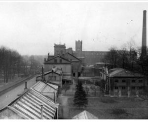 Zjednoczone Zakłady Włókiennicze K.Scheibler i L. Grohman w Łodzi przy ul. Targowej 65