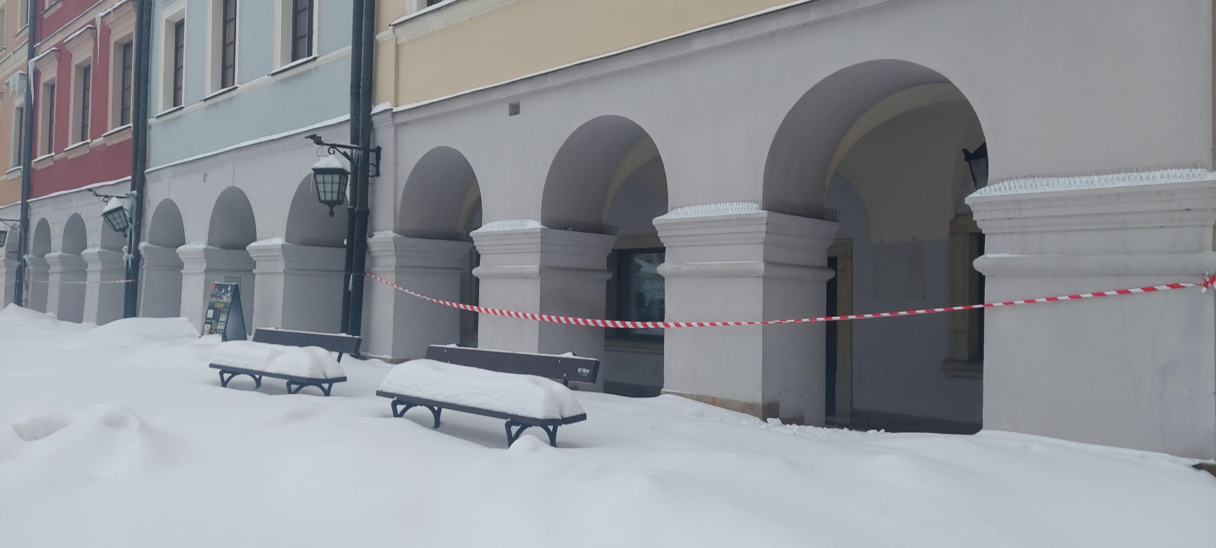 zima w Zamościu