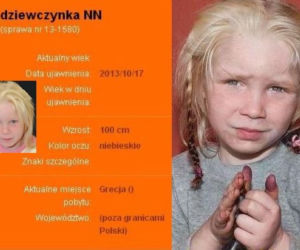 Itaka blond dziewczynka z Grecji