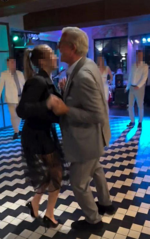 Zygmunt Chajzer na ślubie syna Filipa