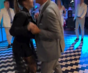 Zygmunt Chajzer na ślubie syna Filipa