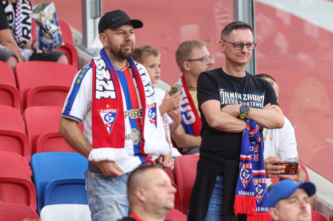 Górnik Zabrze - AS Monaco: Zdjęcia kibiców i zawodników z meczu eliminacji Ligi Konferencji