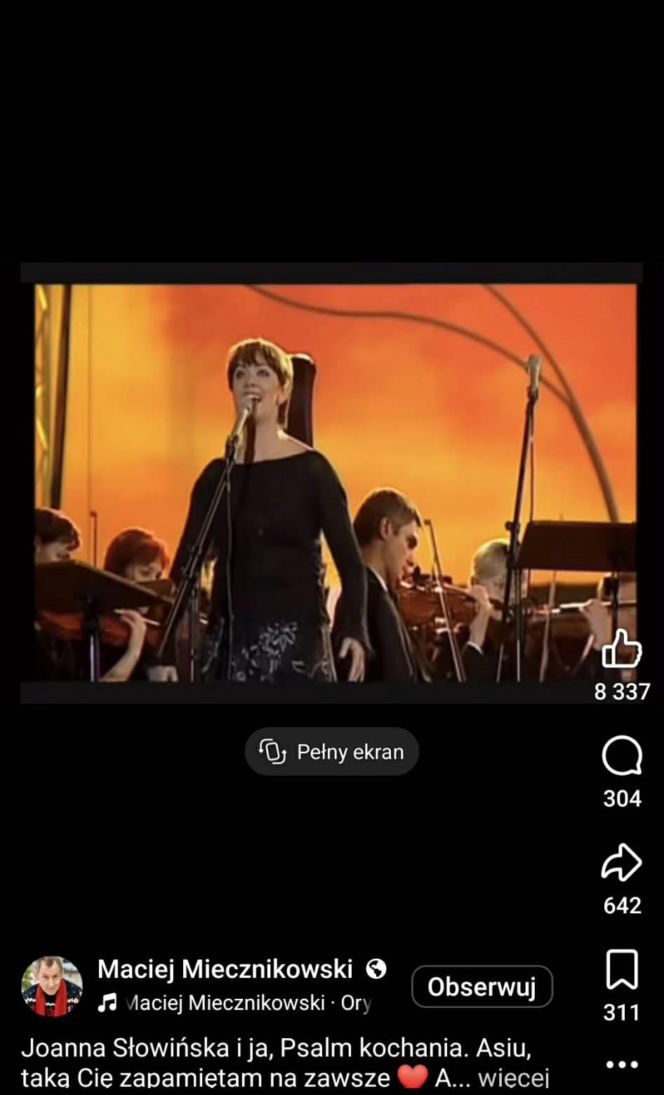 Nie żyje Joanna Słowińska