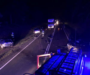 Groźny wypadek w Przyłubiu na DK 10! Aż 5 osób trafiło do szpitala, w tym kilkuletnie dziecko! [ZDJĘCIA]