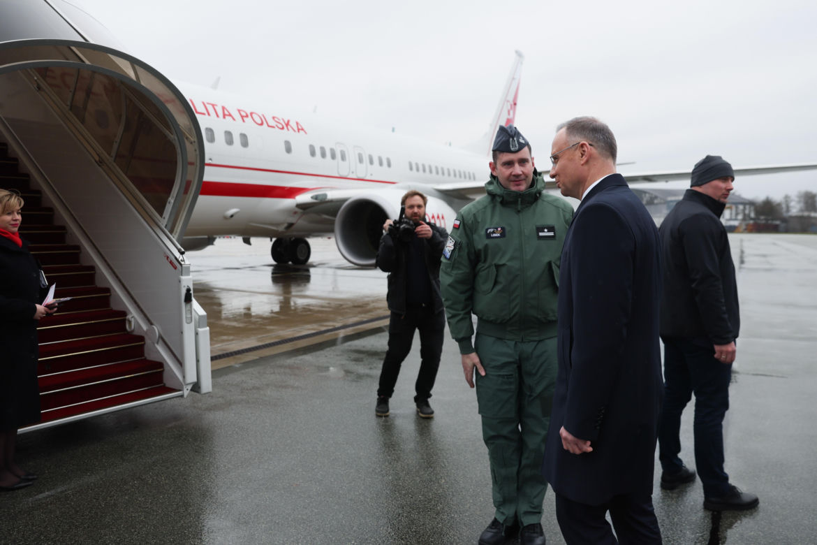 Andrzej Duda i Donald Tusk w USA