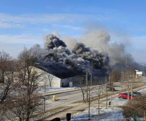 Spłonęła jedyna całodobowa Biedronka!