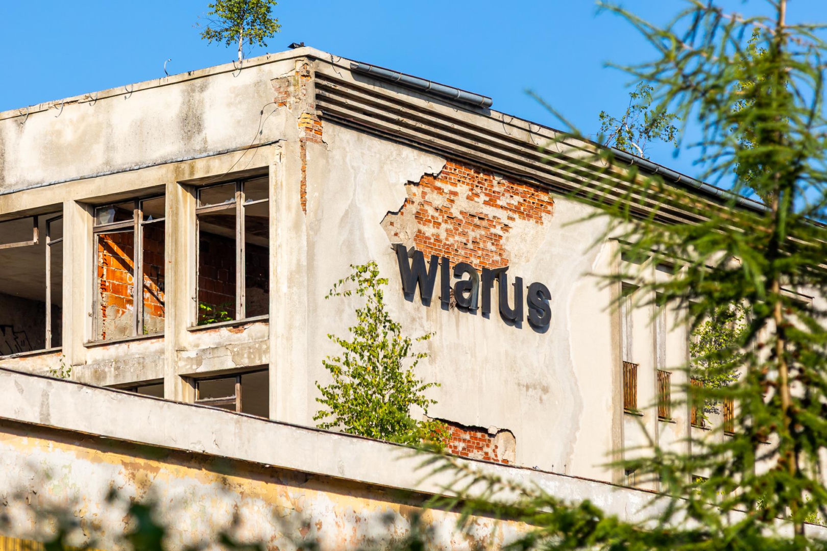 Opuszczone sanatorium wojskowe Wiarus w Ciechocinku