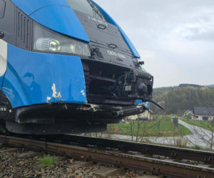 Wypadek na przejeździe kolejowym