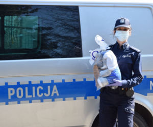 6-latek podziękował policjantom