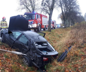  Wypadek na drodze powiatowej Strubno – Pakosze.