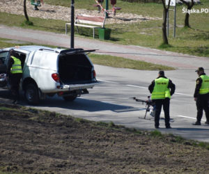Nowa broń katowickiej policji w walce z nielegalnymi spacerowiczami [ZDJĘCIA]
