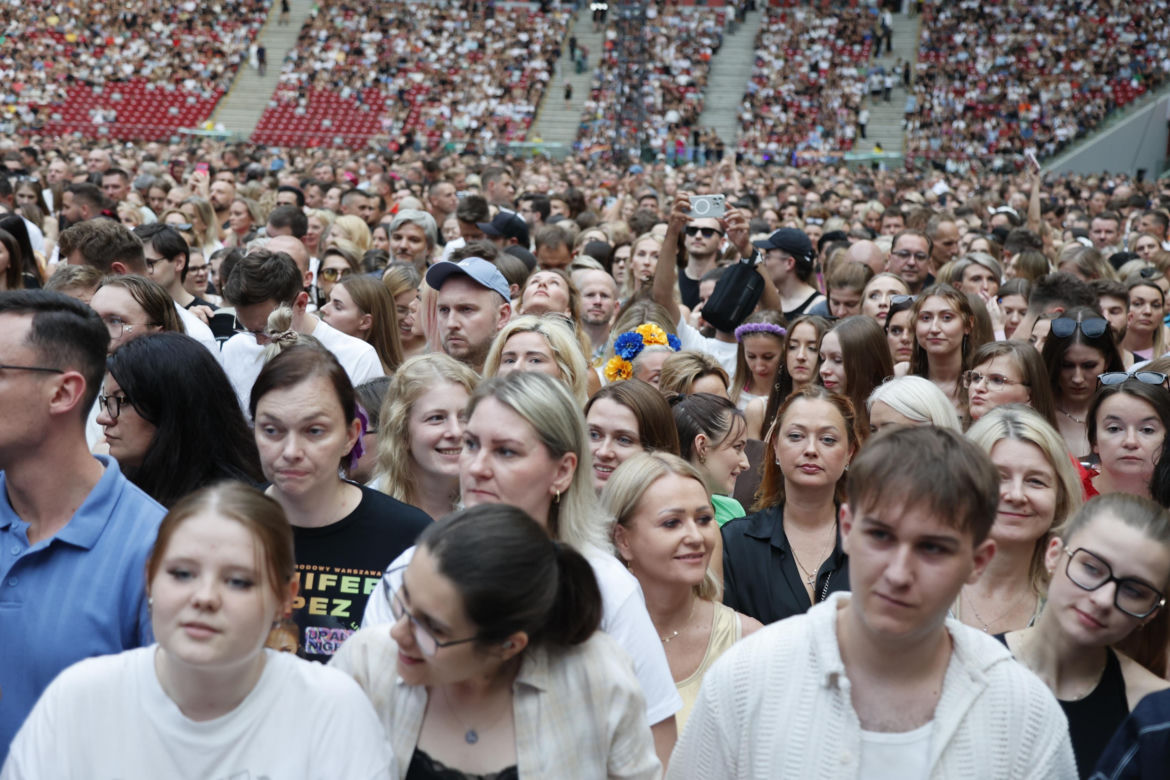 Koncert Jennifer Lopez w Warszawie (25.07.2025) - część pierwsza. Organizatorem koncertu jest Prestige MJM