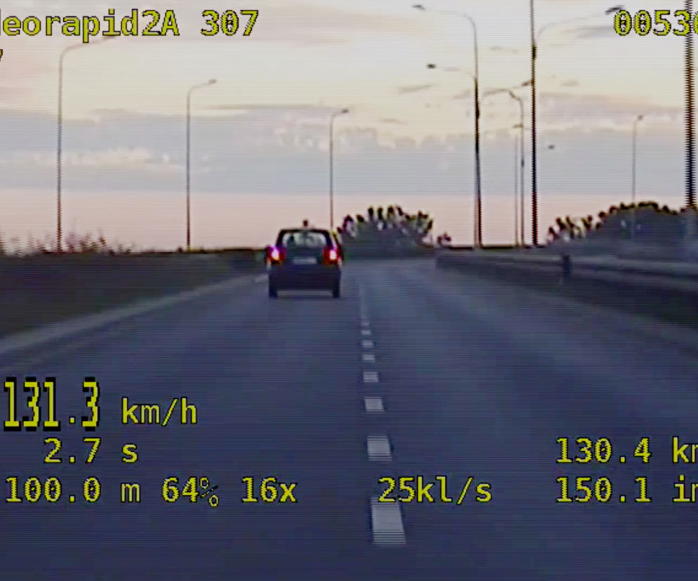 Pędził 131 km/h w zabudowanym bo spieszył się po truskawki 