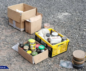 Funkcjonariusze przejęli dziesiątki kilogramów materiałów wybuchowych