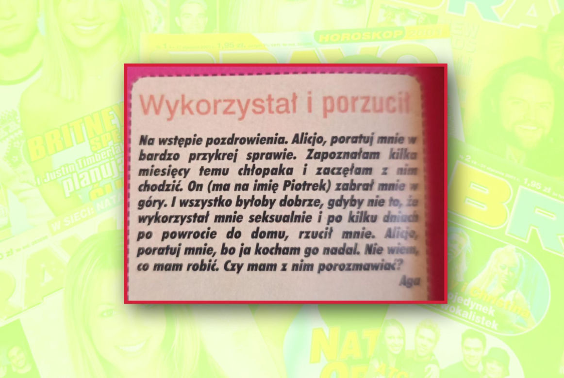 Problemy nastolatków sprzed ponad 25 lat