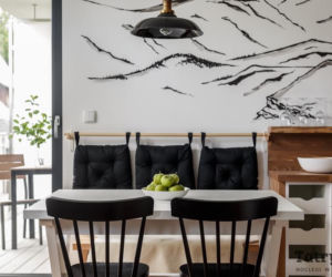 Wnętrze apartamentu w górach