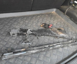 Radomsko: Uciekał policji, aż auto stanęło w płomieniach! Krył tajemnicę