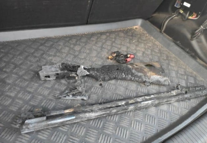 Radomsko: Uciekał policji, aż auto stanęło w płomieniach! Krył tajemnicę