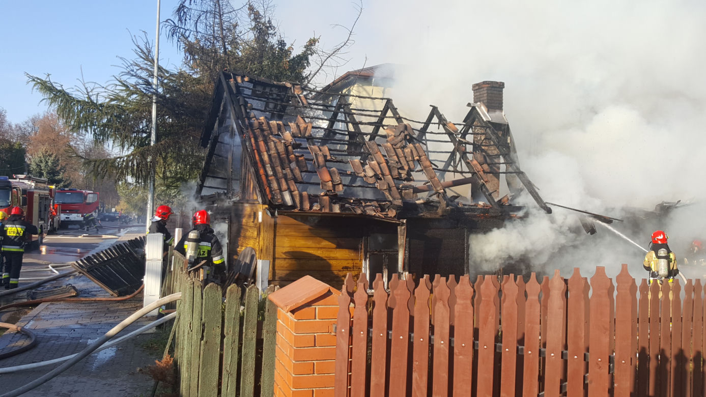 Białystok. Pożar na ul. Boboli 20.10.2019