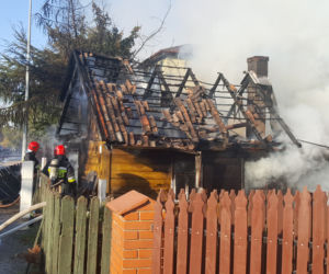 Białystok. Pożar na ul. Boboli 20.10.2019