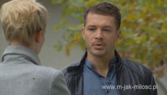 M jak miłość odc. 1041. Paulina Głowacka (Agnieszka Żulewska), Tomek (Andrzej Młynarczyk)