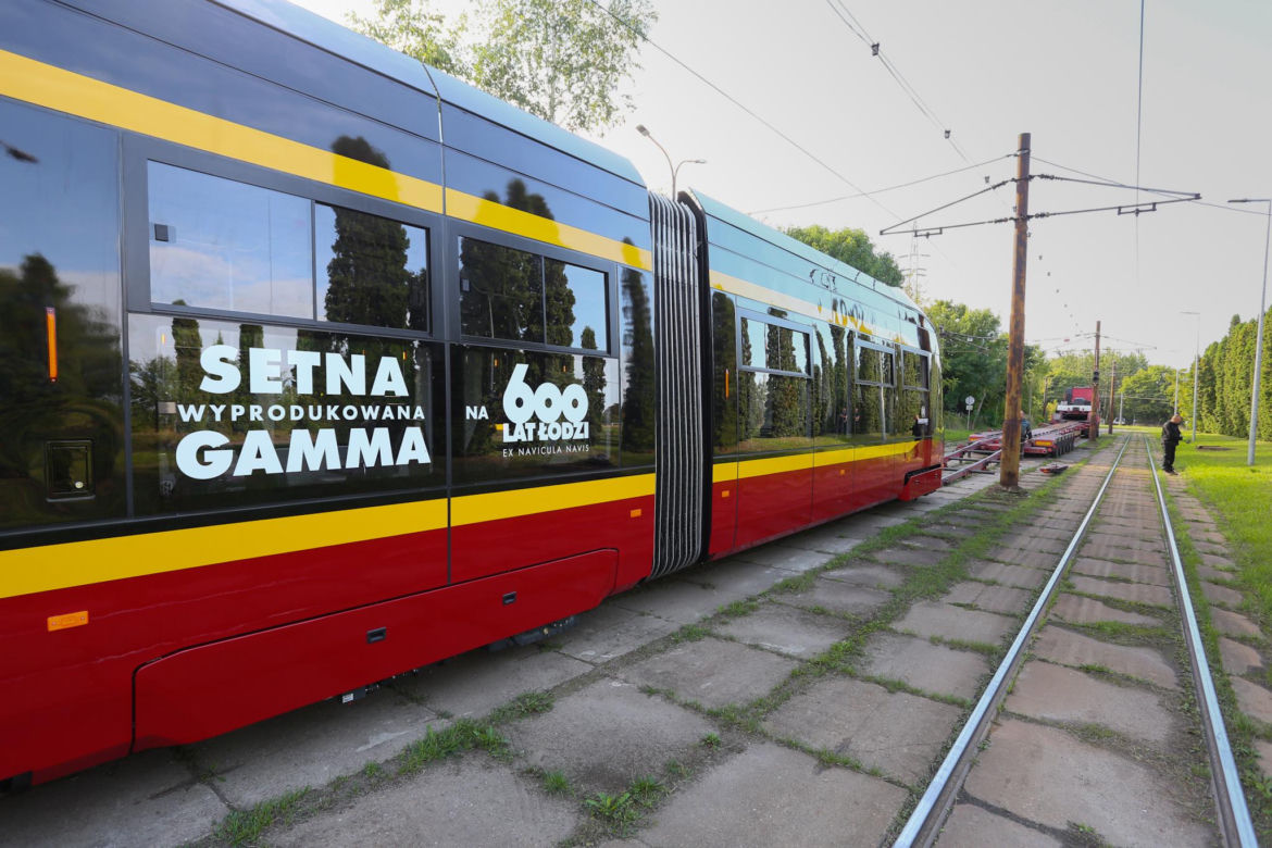 21. tramwaj Moderus Gamma dotarł do Łodzi