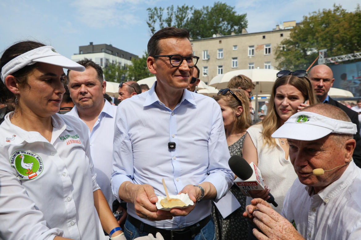 Tak grillował Morawiecki