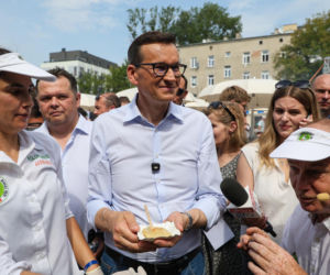 Tak grillował Morawiecki