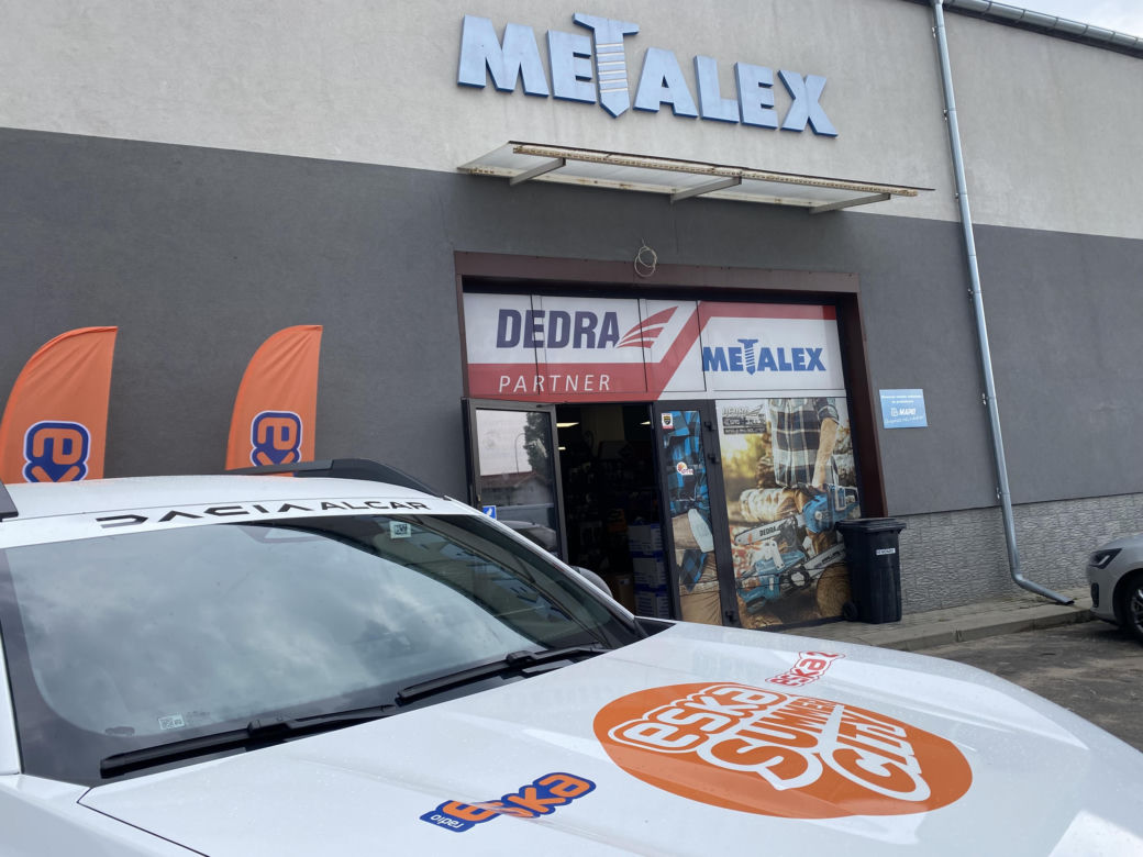 Wakacyjna wizyta radiowej ekipy w Hurtowni Metalex