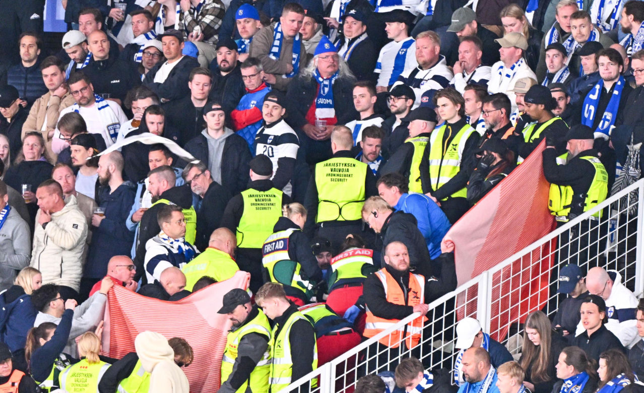 Finlandia - Polska: dramat na trybunach