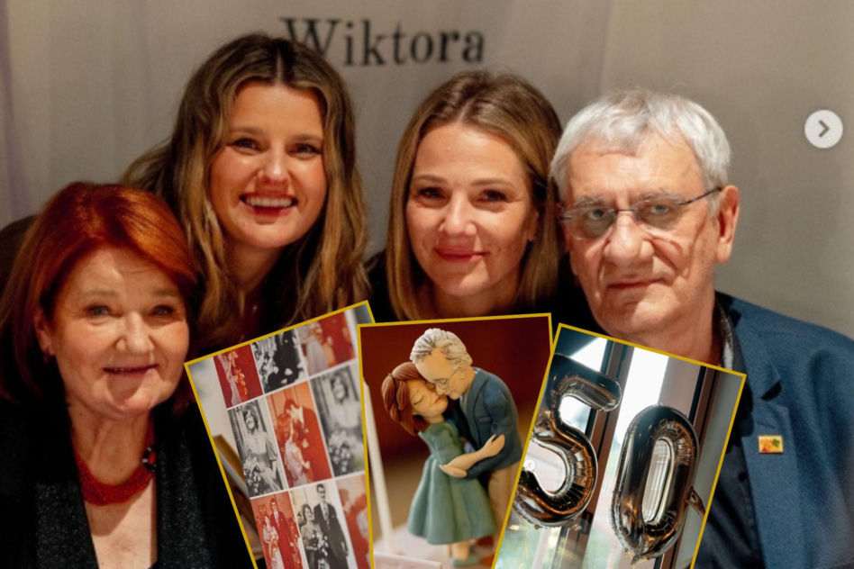 Wiktor Zborowski i Maria Winiarska obchodzą złote gody