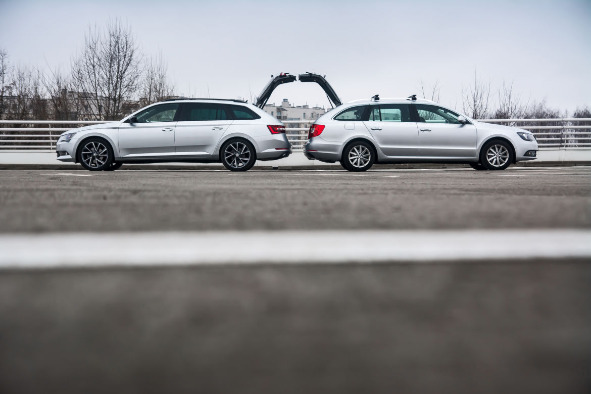 Skoda Superb Combi mk. II vs. Skoda Superb Combi mk. III