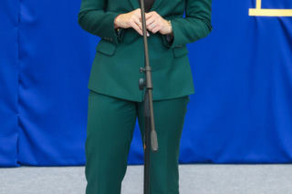 Marta Nawrocka w garniturach