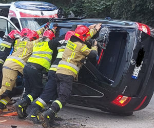 Wypadek na terenie SSE Starachowice