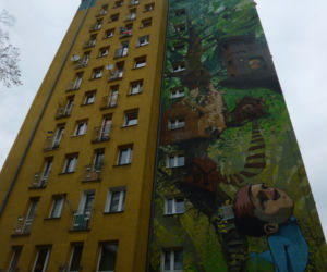 Mural pn. “Piotruś Pan” przy ul. 3 Maja 16