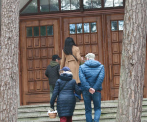 Marta Kaczyńska ze święconką