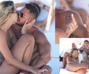 Sandra Kubicka z chłopakiem na plaży