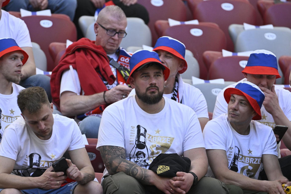 Kibice na finale Pucharu Polski: Górnik - Raków